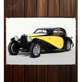 Металлическая табличка Bugatti Type 46 Superprofile Coupe